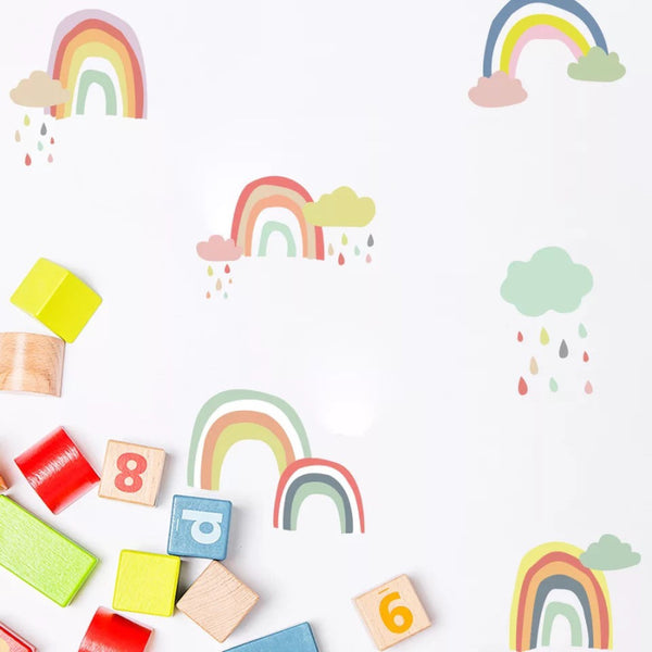 Wall Decal Stickers (Lovely Rainbows)