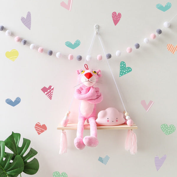 Wall Decal Stickers (Lovely Hearts)