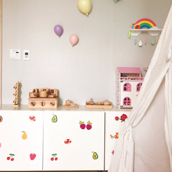 Wall Decal Stickers (Lovely Fruits)