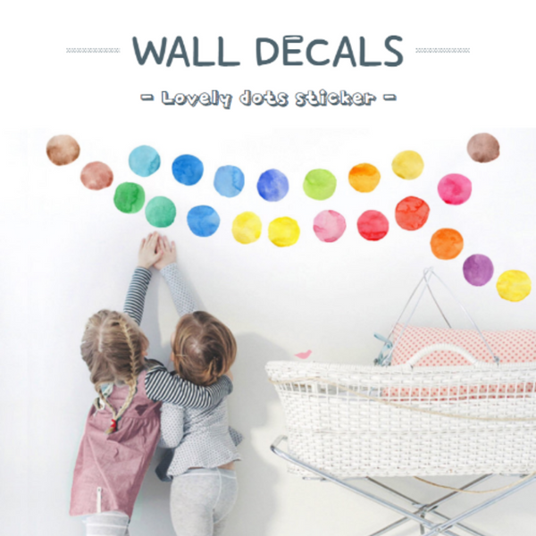 Wall Decal Stickers (Lovely Dots)