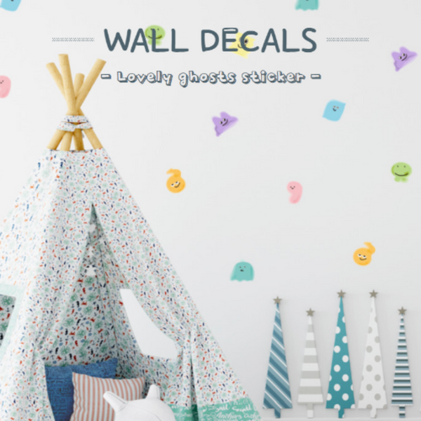 Wall Decal Stickers (Lovely Ghosts)